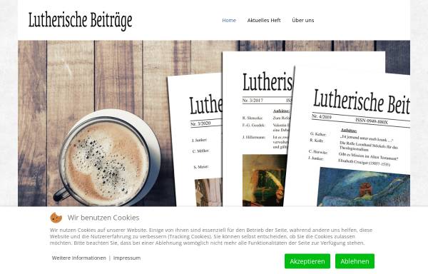 Vorschau von www.lutherischebeitraege.de, Lutherische Beiträge