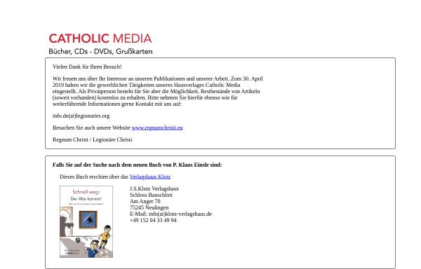 Vorschau von www.c-i-f.eu, Verlag Catholic Media - Apostolat CIF