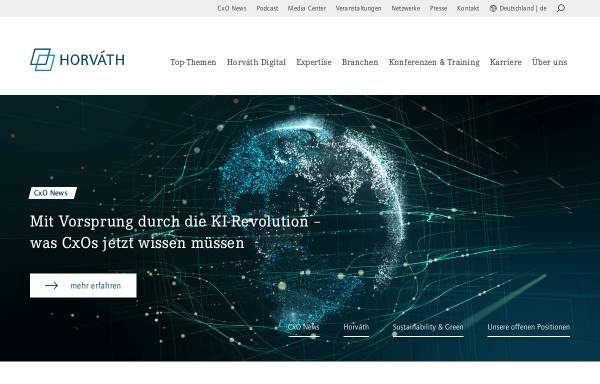 Vorschau von www.horvath-partners.com, Horváth & Partners Management Consultants- Horvárth AG