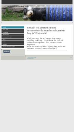 Vorschau der mobilen Webseite www.hundeschule-jung.de, Hundeschule Annette Jung