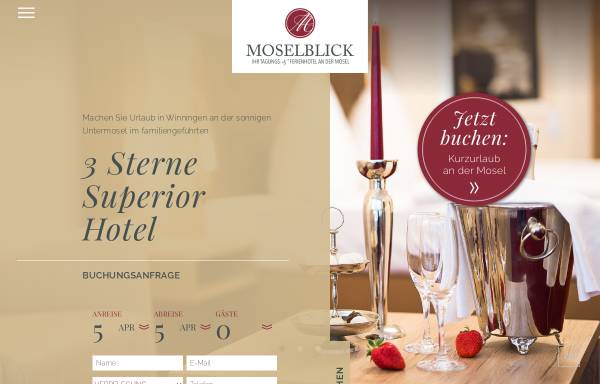 Vorschau von www.hotel-moselblick.de, Hotel Moselblick