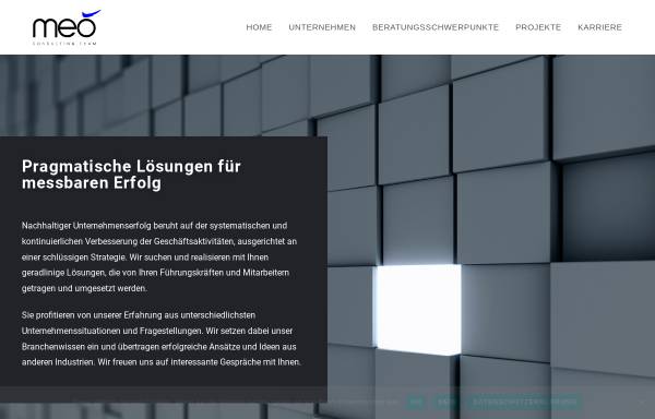 Vorschau von meo-consulting.com, Meó Consulting Team