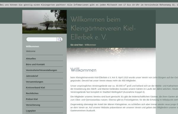 Vorschau von www.kgv-ellerbek.de, Kleingärtnerverein Kiel-Ellerbek e.V.