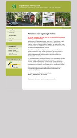 Vorschau der mobilen Webseite www.ergotherapie-frohnau-berlin.de, Ergotherapie Frohnau