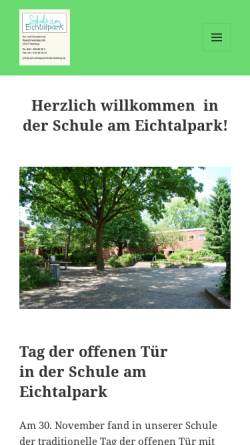 Vorschau der mobilen Webseite schule-am-eichtalpark.hamburg.de, Schule am Eichtalpark