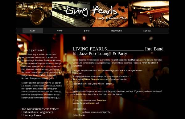 Vorschau von www.living-pearls.de, Live-Band Living Pearls
