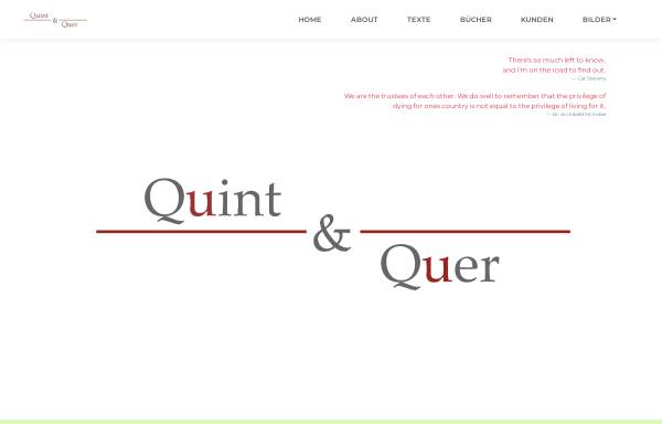 Vorschau von www.quint-und-quer.de, Quint und Quer
