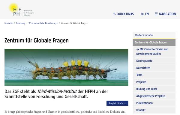Vorschau von www.hfph.mwn.de, Institut für Gesellschaftspolitik der Hochschule für Philosophie München