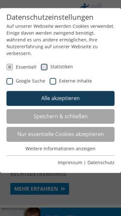 Vorschau der mobilen Webseite www.ksb-rhein-sieg.de, KreisSportBund Rhein-Sieg e.V.