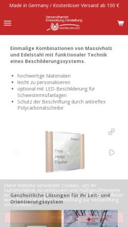 Vorschau der mobilen Webseite www.holztuerschilder.de, Rüdiger Held Kunst & Rahmen