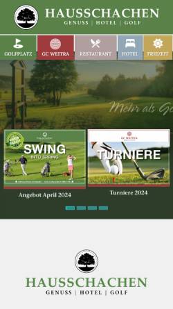 Vorschau der mobilen Webseite www.golfweitra.at, Golfclub Weitra
