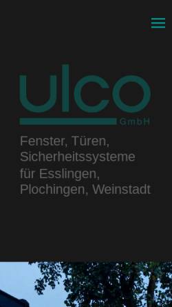 Vorschau der mobilen Webseite www.ulco.de, Ulco GmbH