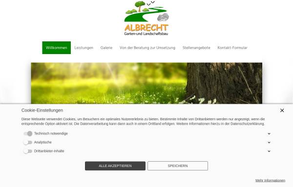 Vorschau von www.albrecht-galabau.com, ALBRECHT Garten- und Landschaftsbau