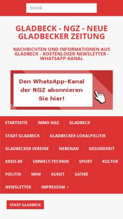 Vorschau der mobilen Webseite www.michalowsky.de, Michalowsky, Ralf (MdL)