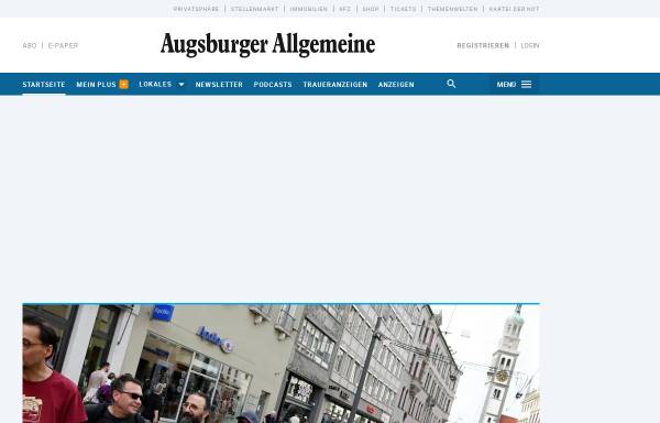 Vorschau von www.augsburger-allgemeine.de, Donau - Zeitung