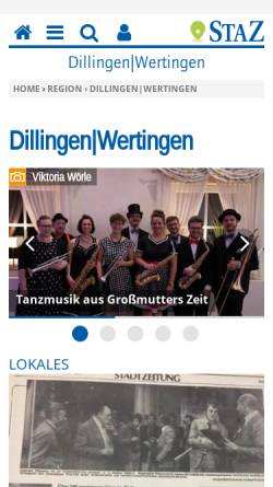 Vorschau der mobilen Webseite www.kreisanzeiger.de, Kreisanzeiger