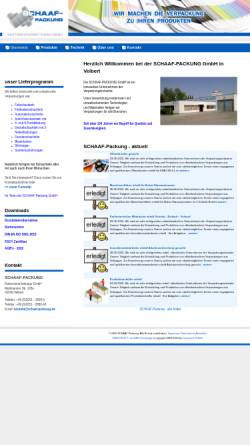 Vorschau der mobilen Webseite www.schaaf-packung.de, Schaaf Kartonverarbeitungs GmbH