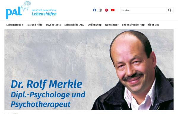Vorschau von www.rolfmerkle.de, Verhaltenstherapie - Dr. Rolf Merkle