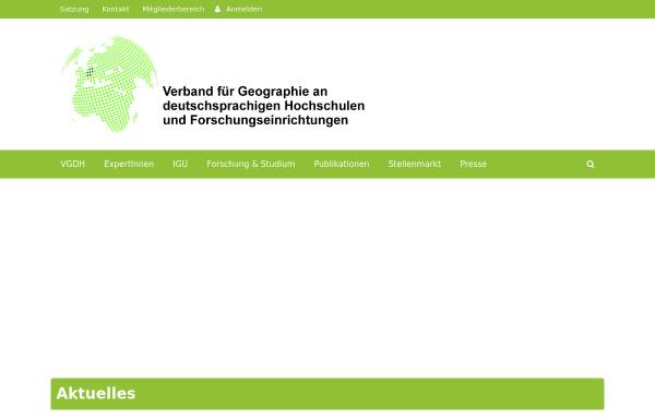 Verband der Geographen an Deutschen Hochschulen (VGDH)