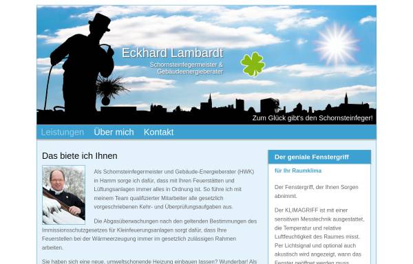 Eckhard Lambardt: Schornsteinfeger und Gebäudeenergieberater
