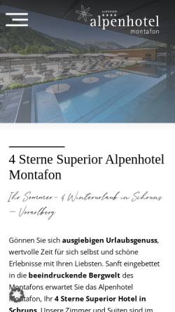 Vorschau der mobilen Webseite www.alpenhotel-bitschnau.at, Alpenhotel Bitschnau