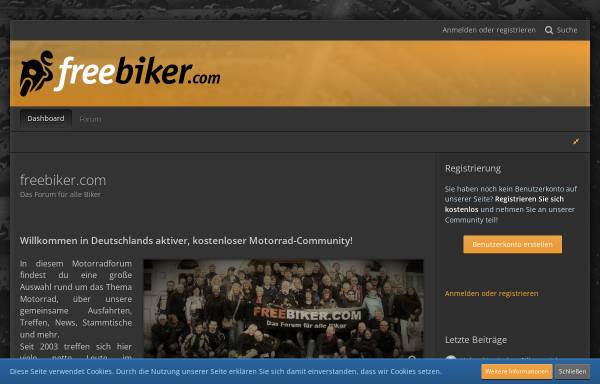 Vorschau von www.freebiker.com, freebiker.com