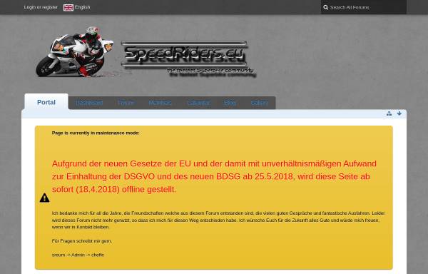 Vorschau von www.speedriders.eu, SpeedRiders.eu