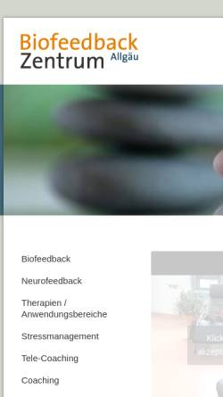 Vorschau der mobilen Webseite biofeedbackzentrum-allgaeu.de, Biofeedbackzentrum Allgäu