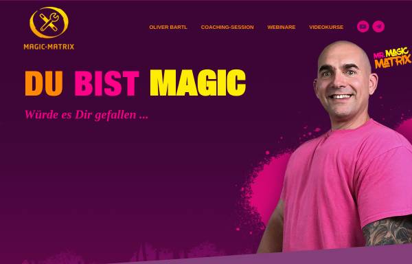 Vorschau von www.magic-matrix.de, Magic-Matrix Seminare
