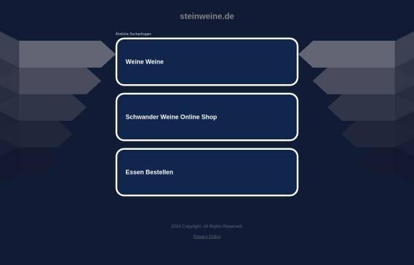 Vorschau von www.steinweine.de, Stein Wein und Sekt