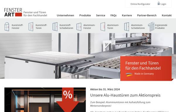 Vorschau von www.fensterart.de, FensterART GmbH & Co KG