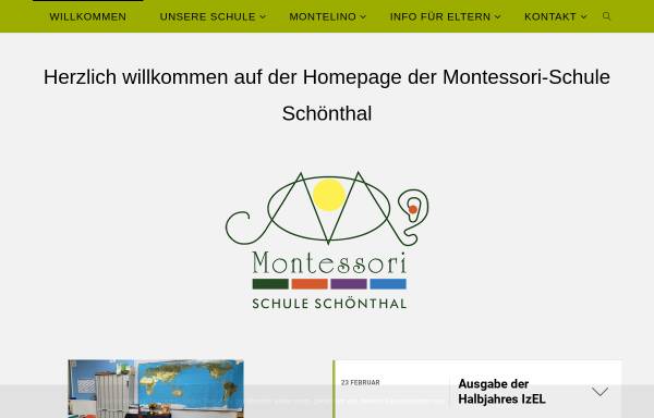 Vorschau von www.montessori-schoenthal.de, Montessori Schule Schönthal
