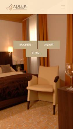 Vorschau der mobilen Webseite www.garnihotel-adler.de, Garni-Hotel Adler