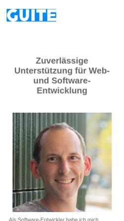 Vorschau der mobilen Webseite guite.de, Guite - Guckelsberger Informationstechnik