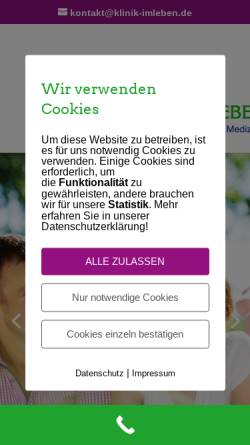 Vorschau der mobilen Webseite www.akademie-imleben.de, Akademie im Leben