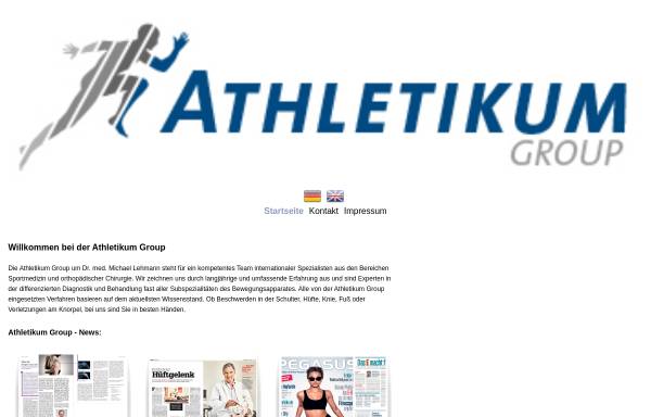 Vorschau von www.athletikum-group.de, Athletikum Group