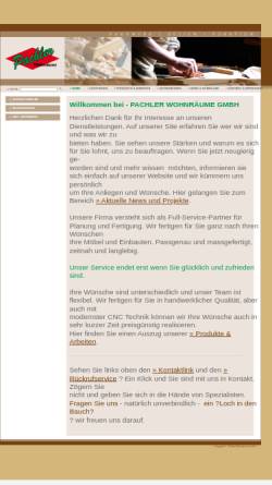 Vorschau der mobilen Webseite www.pachler.eu, Pachler Wohnräume GmbH