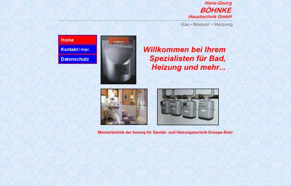 Vorschau von www.boehnkehaustechnik.de, Böhnke Haustechnik