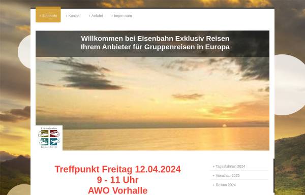 Vorschau von www.eisenbahn-exklusiv-reisen.com, Eisenbahn-Exklusiv-Reisen Peter Timm