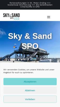 Vorschau der mobilen Webseite www.spo-fewo.de, Haus Wattlöper
