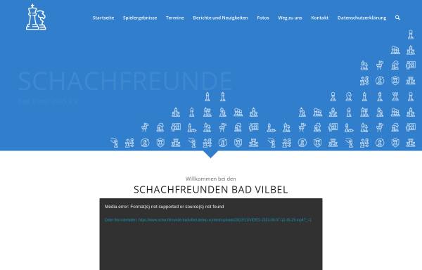 Vorschau von www.schachfreunde-badvilbel.de, Schachfreunde Bad Vilbel 1985 e.V.