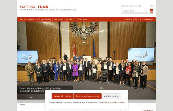 Vorschau von www.de.nationalfonds.org, Nationalfonds der Republik Österreich für Opfer des Nationalsozialismus