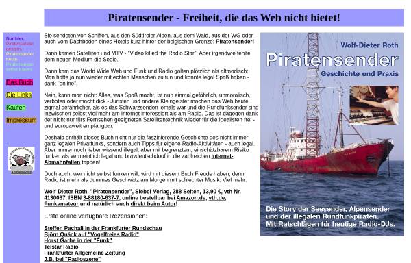 Vorschau von www.dl2mcd.de, Piratensender - Geschichte und Praxis
