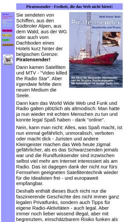 Vorschau der mobilen Webseite www.dl2mcd.de, Piratensender - Geschichte und Praxis