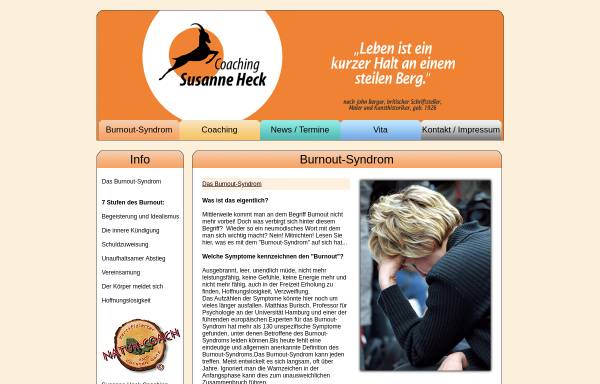 Vorschau von www.susanne-heck-coaching.de, Susanne Heck Coaching