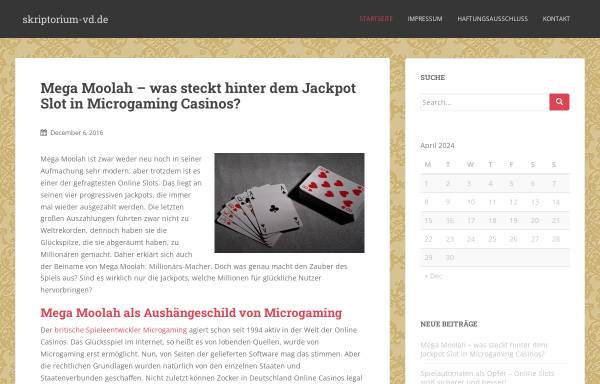 Vorschau von www.skriptorium-vd.de, Longplayer