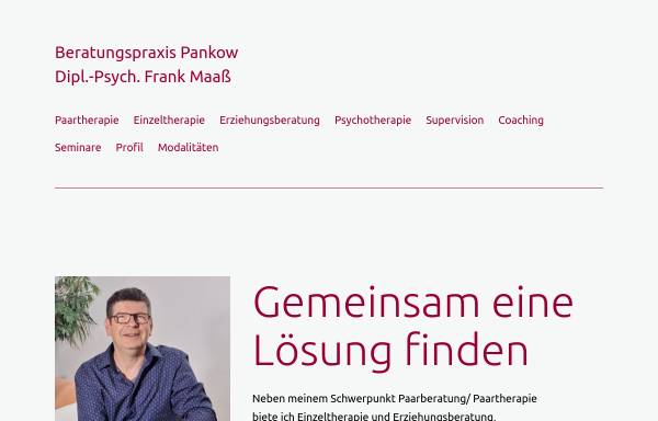 Vorschau von beratungspraxis-pankow.de, Frank Maaß