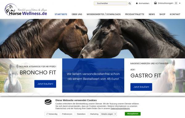 Vorschau von horsewellness.de, Pharmazeutische Fabrik Lengerich
