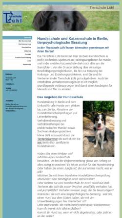 Vorschau der mobilen Webseite www.tierschule-luehl.de, Tierschule Lühl