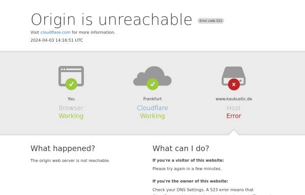 Vorschau von www.kaukustic.de, Kaukustic